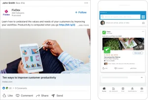 jednoobrázková linkedin reklama