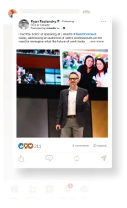 odborné príspevky reklama linkedin